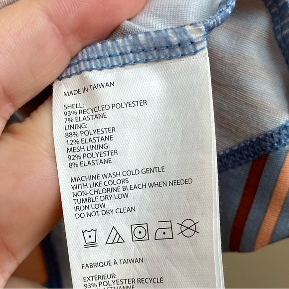 PrAna Saxon Athletic Dress in Red Clay Stripe Crossover - Picture 13 of 16